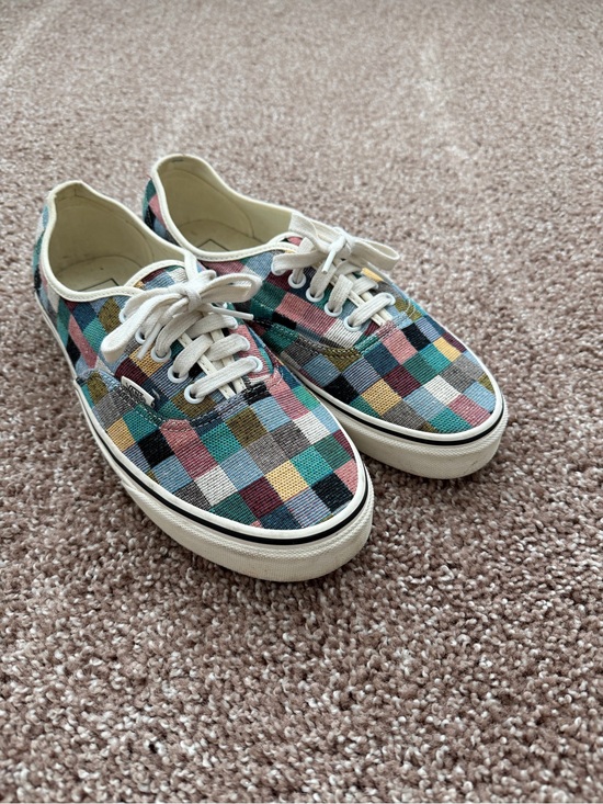 Vans Other - Vans Checkerboard Low Top Sneakers in Teal, Pink, Yellow, Black
